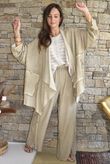 Rustic Nature Bubble Cotton Waterfall Jacket Washed Oat